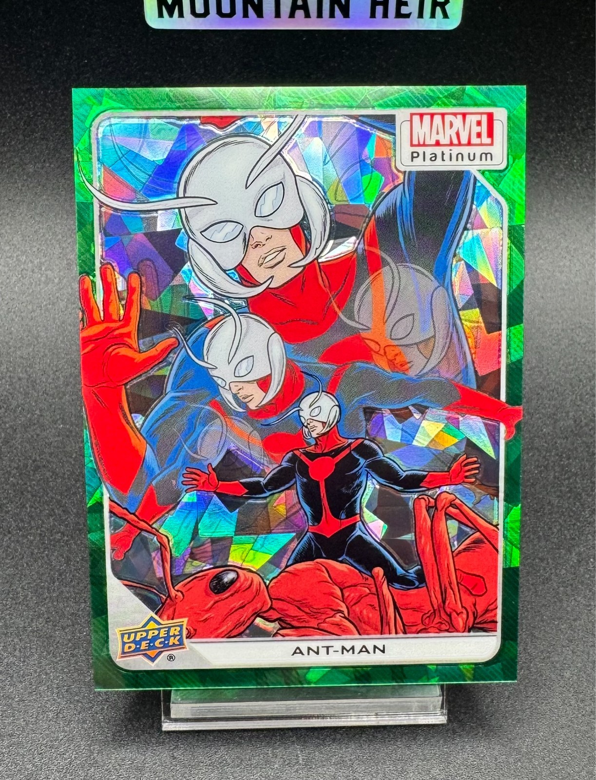 2023 Upper Deck Marvel Platinum Green Crackle /99 Ant-Man #98