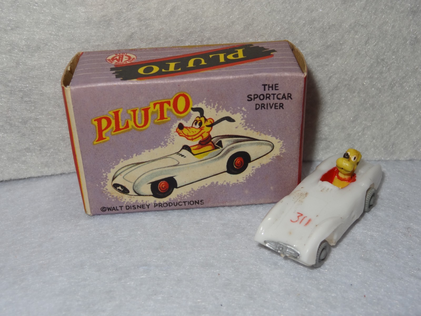 Vintage Disney Pluto Box & Car \ Vintage Disney Pluto Box & Car \