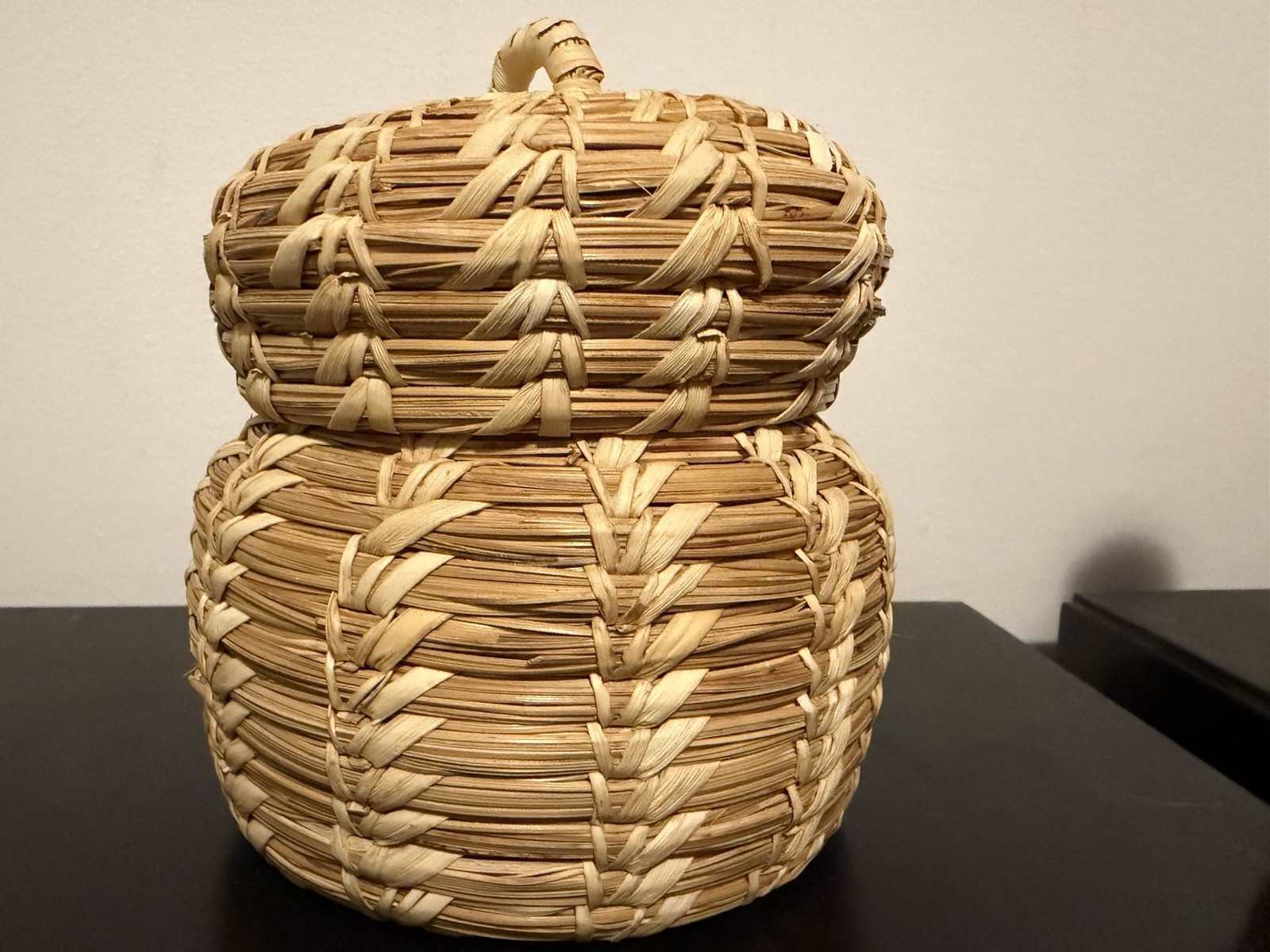 Vintage Tohono O’odham Basket Papago Bear Grass Yucca
