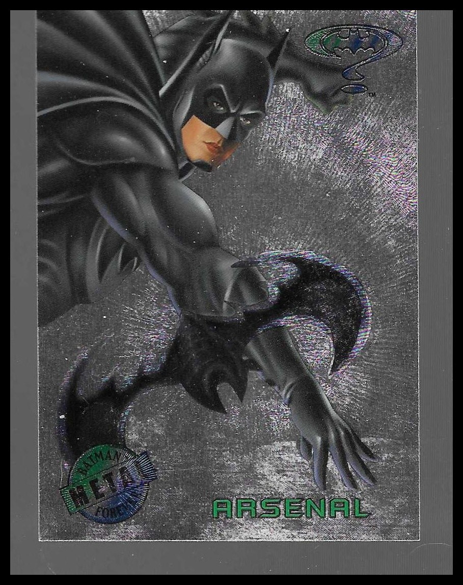1995 Fleer Metal Batman Forever Silver Flasher Batman Arsenal #36 1995 Fleer Metal Batman Forever Silver Flasher Batman Arsenal #36