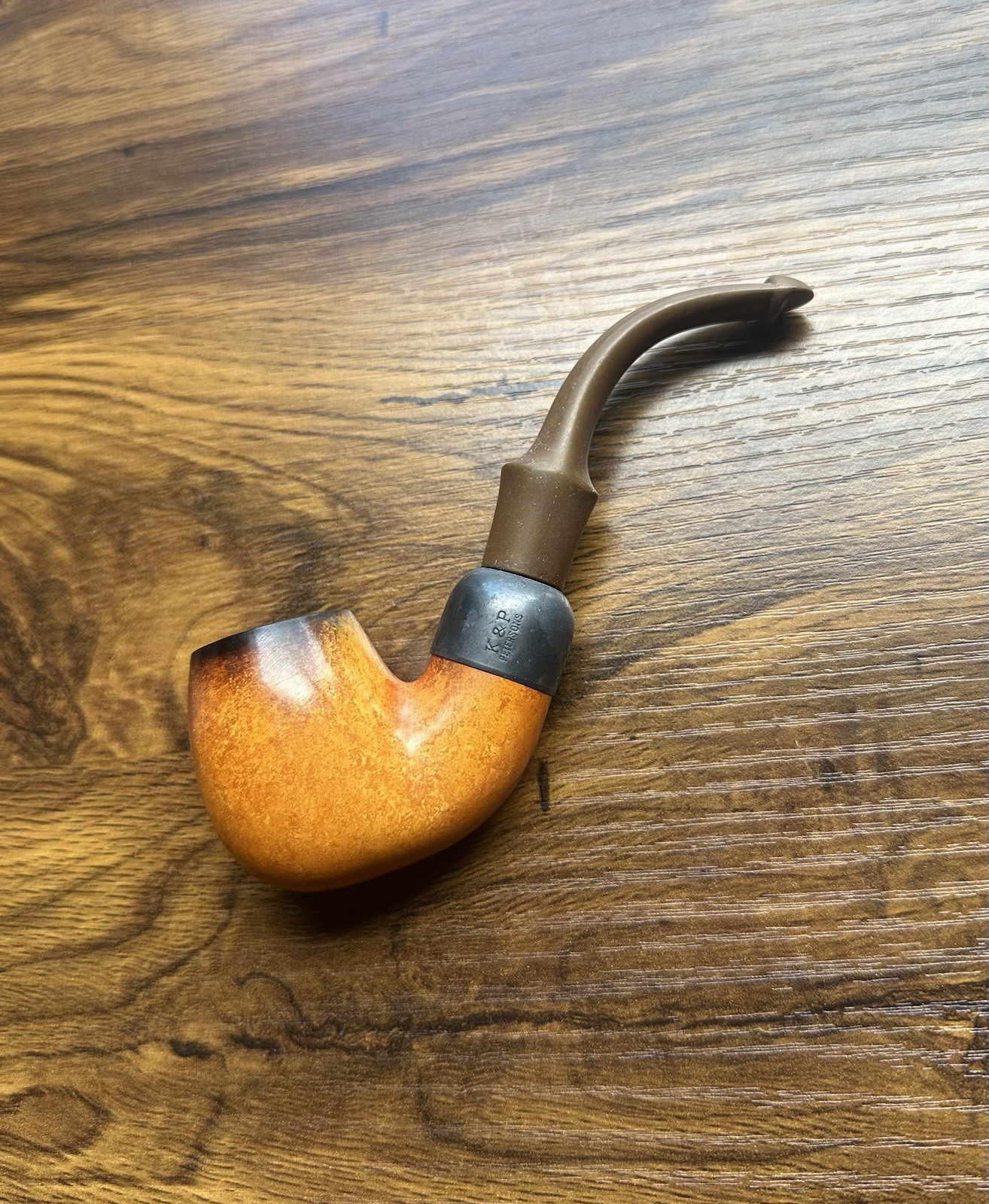 K&P Peterson's System Standard 302 Bent Tobacco Pipe P-Lip Ireland Vintage Used