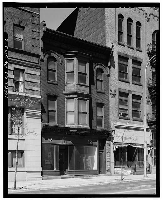 Reading Pennsylvania 12 N Fifth Street Brick Storefront 1900s ELEVATION
