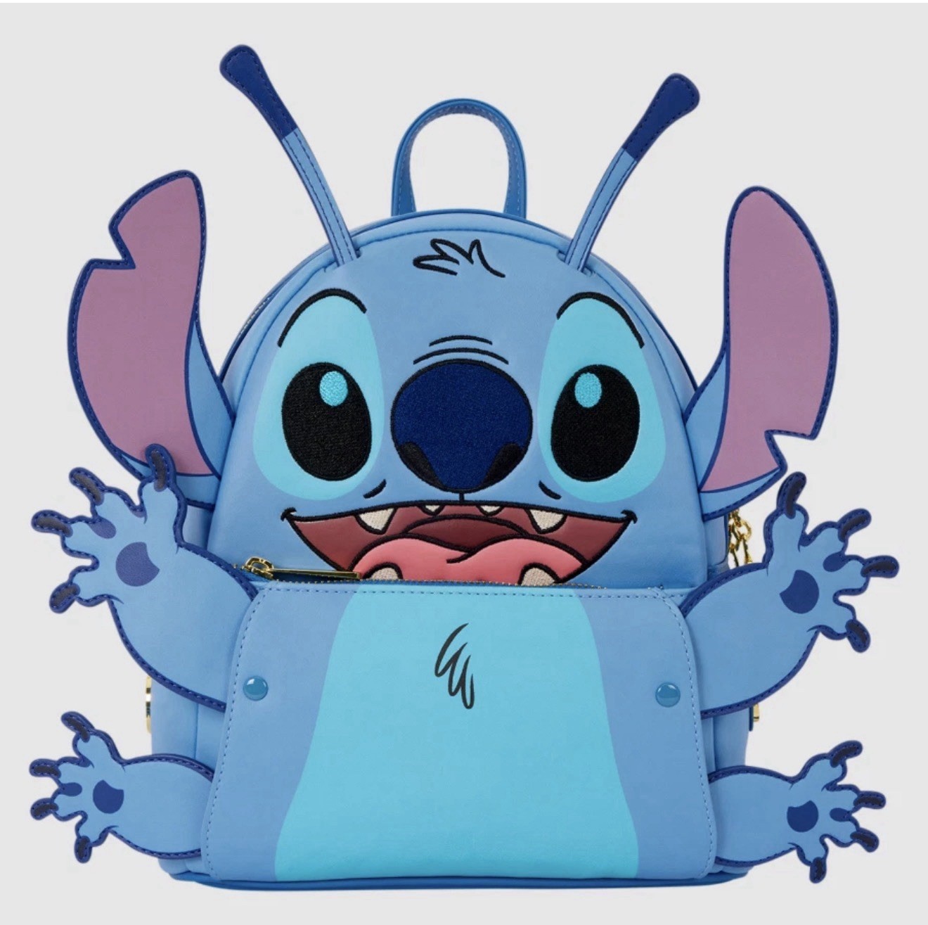 D23 Exclusive Stitch 626 Cosplay Mini Backpack Loungefly In Hand D23 Exclusive Stitch 626 Cosplay Mini Backpack Loungefly In Hand