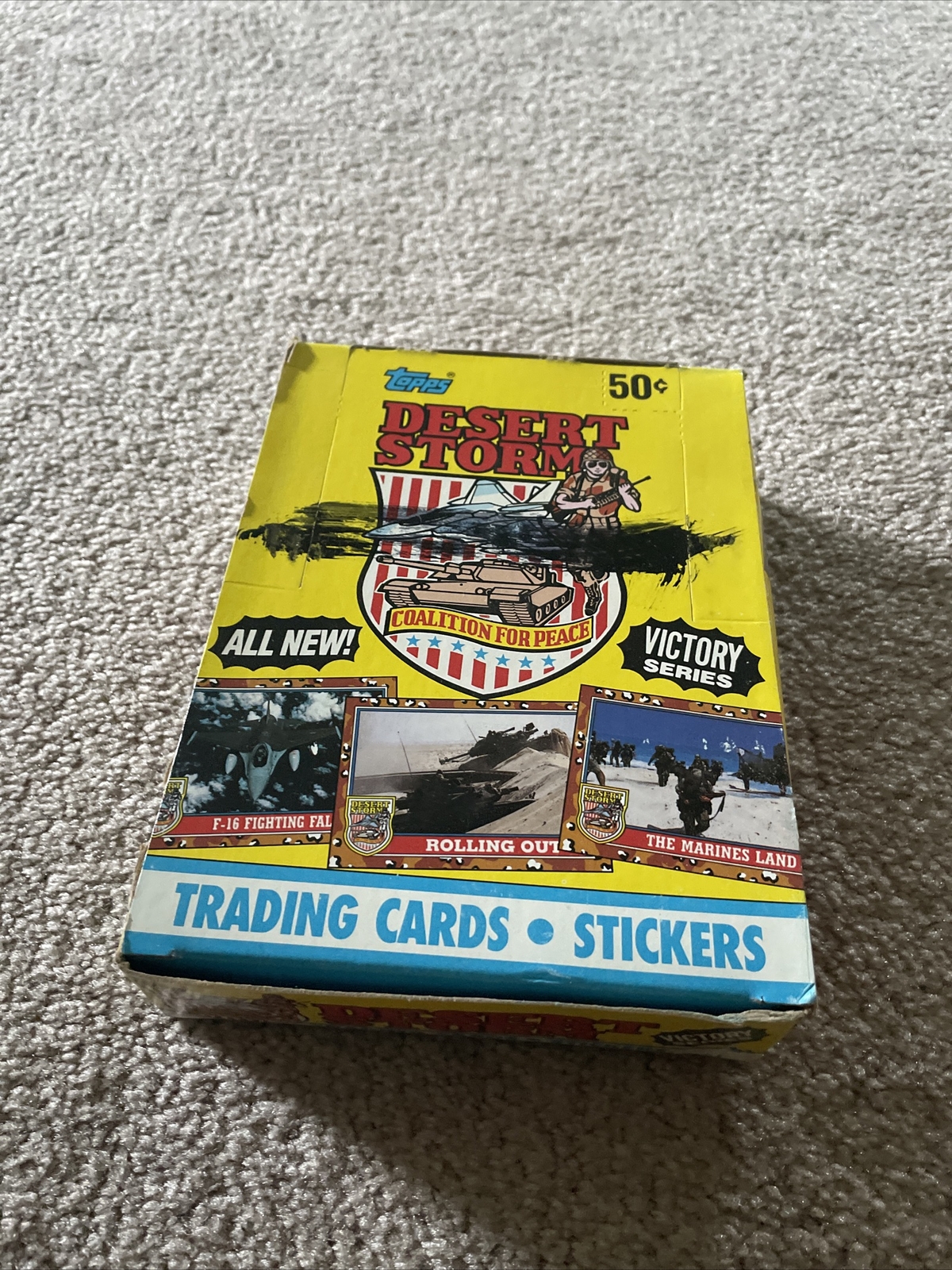1991 Topps Desert Storm Trading Card 36ct Full Box Unopened Cards Victory Series