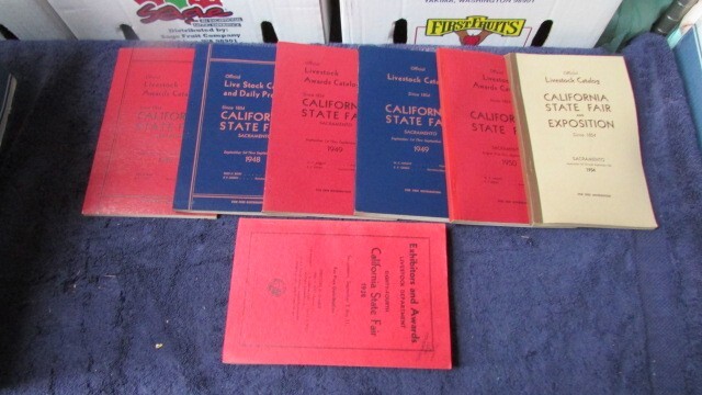 Vintage 1940s California State Fair Brochures