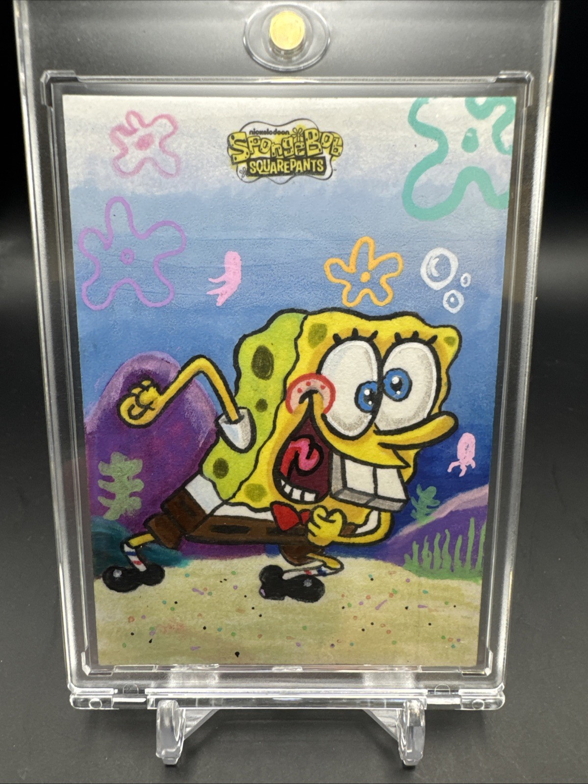 2025 Topps Chrome SpongeBob Squarepants 1/1 Artist Sketch By Slippa Chervascus 2025 Topps Chrome SpongeBob Squarepants 1/1 Artist Sketch By Slippa Chervascus