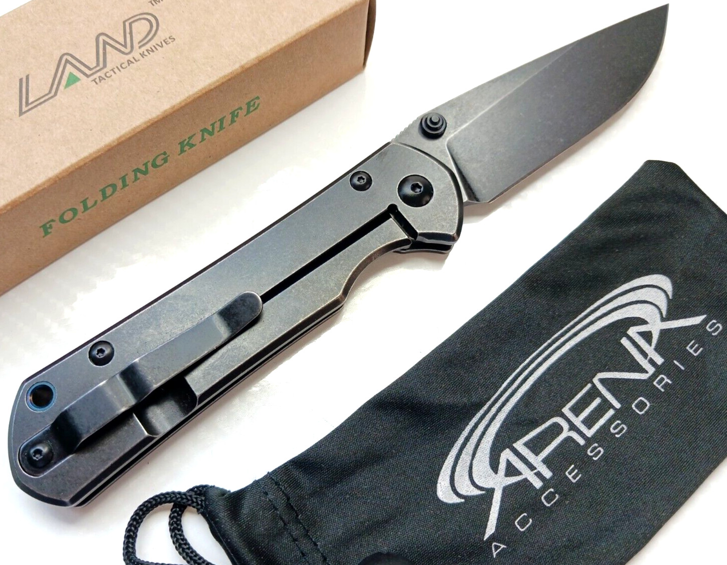 Sanrenmu SRM LAND 913 Ball Bearing Pocket Knife 12C27 Sandvik Tip Up Frame Lock Sanrenmu SRM LAND 913 Ball Bearing Pocket Knife 12C27 Sandvik Tip Up Frame Lock