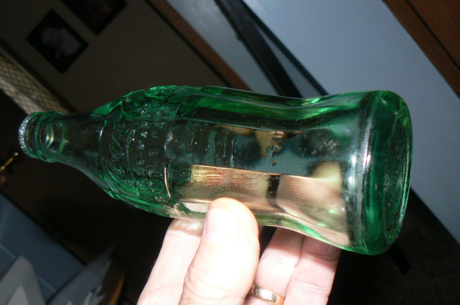 EXT RARE ERIOR 1917 AQUA GREEN COCA COLA GRAND RAPIDS MICH.