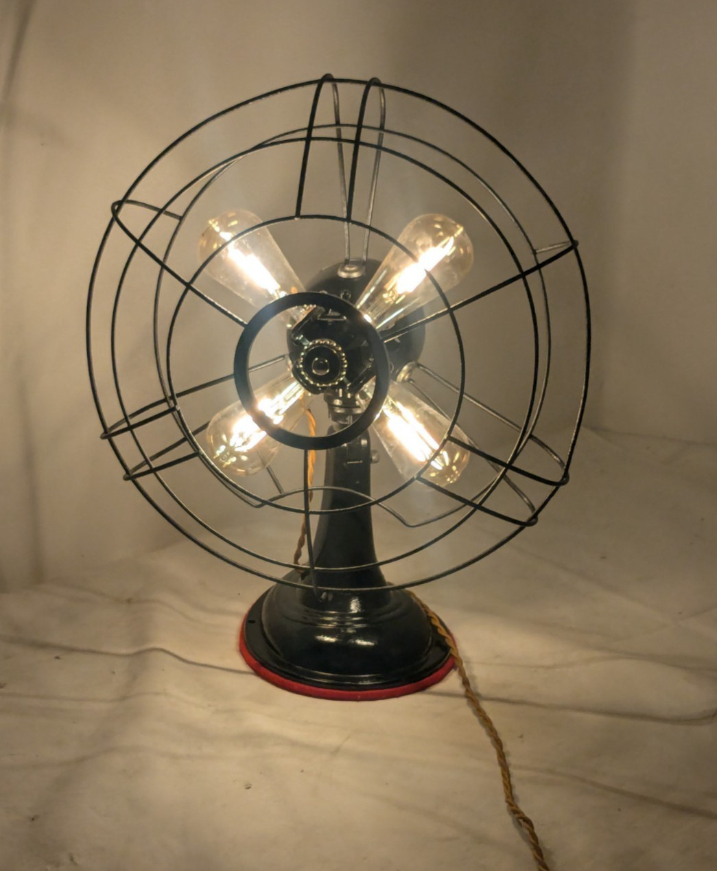 Vintage Westinghouse Fan Lamp Antique Man Cave Lighting Custom Made Industrial 