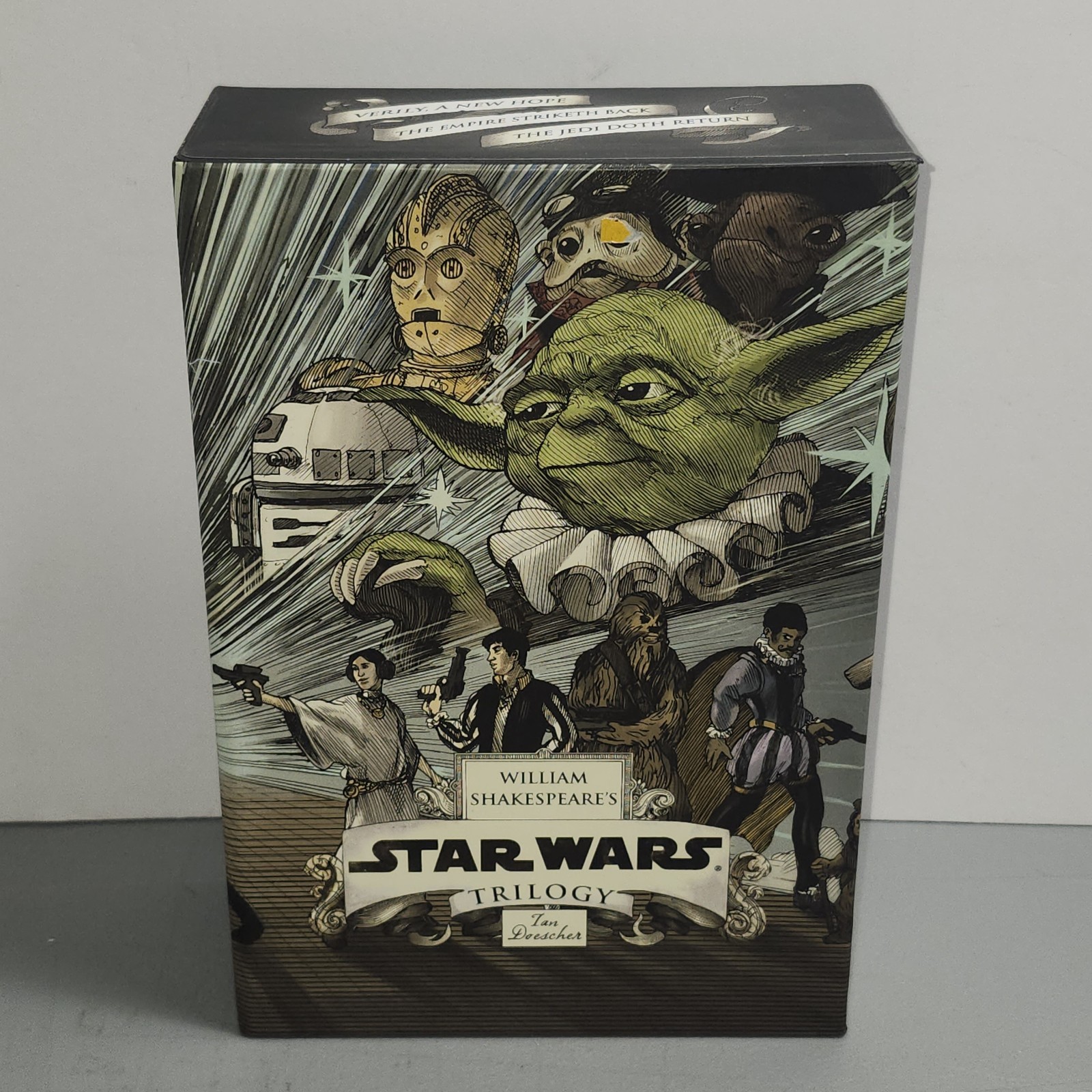 William Shakespeare's Star Wars Trilogy Royal Imperial Box Set 3 Books W/ Poster