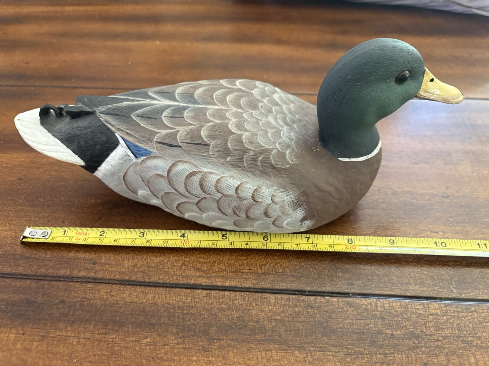 American Wildlife Collection Mallard Wooden Duck 1990 Signed V. Hill American Wildlife Collection Mallard Wooden Duck 1990 Signed V. Hill