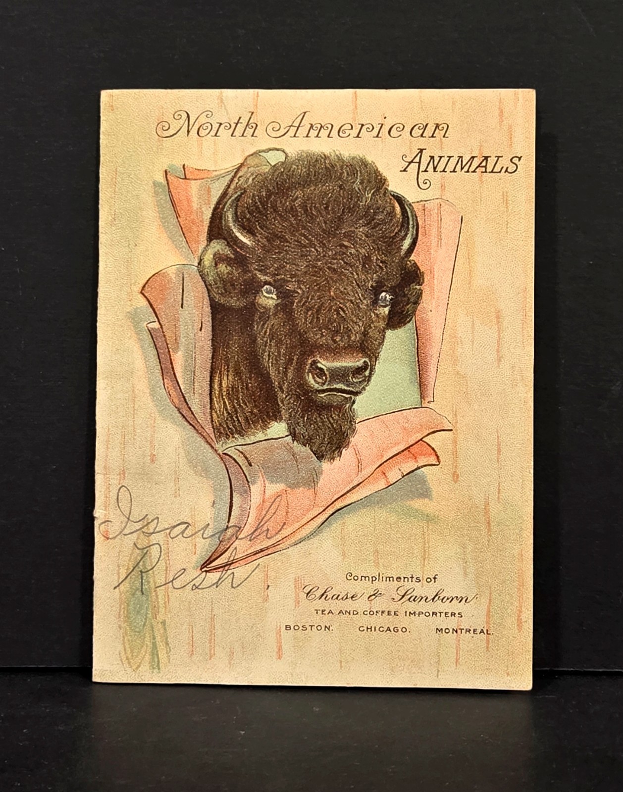 VTG 1909 Chase & Sanborn “North American Animals” Coffee & Tea Advtg. Booklet VTG 1909 Chase & Sanborn “North American Animals” Coffee & Tea Advtg. Booklet