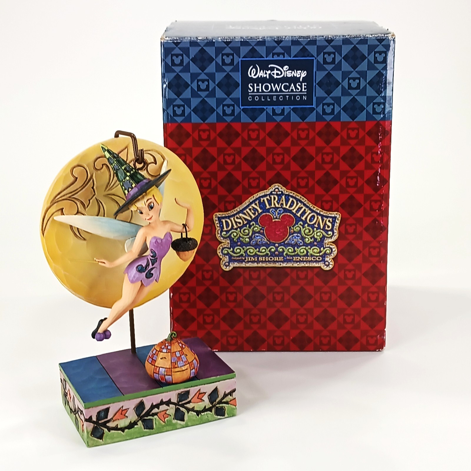 Disney Tradition Jim Shore Tinker Bell Moonlit Flight On An Autumn Night 4023558