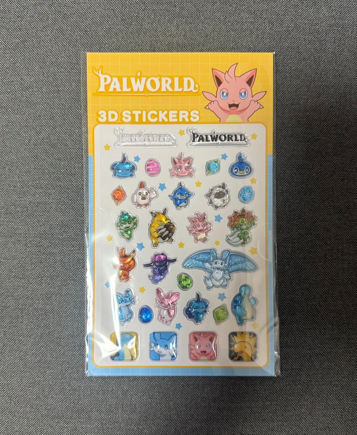 TGS Palworld 3D Sticker Sheet Tokyo Game Show Japan Limited
