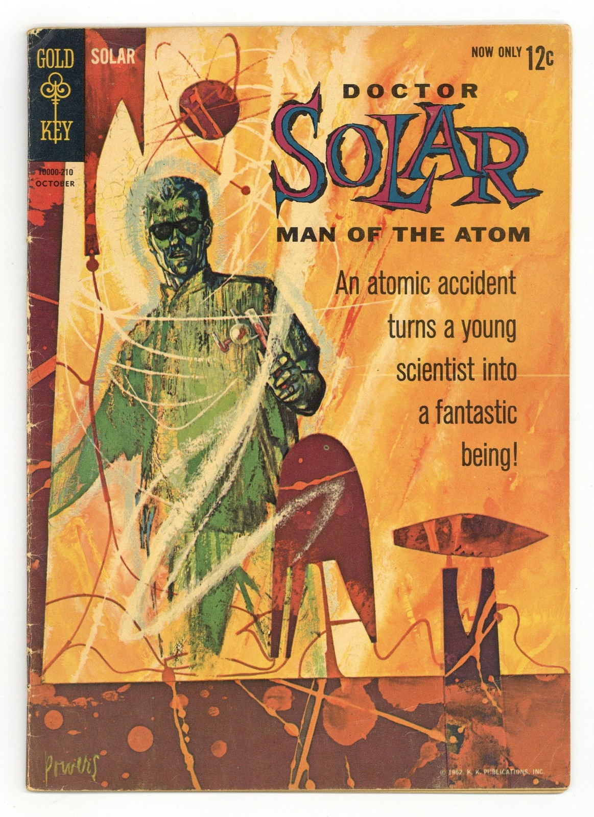 Doctor Solar #1 VG- 3.5 1962 1st app. and origin Dr. Solar