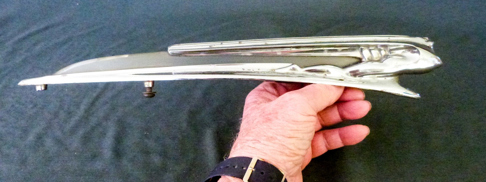 vintage 1940's DeSoto Flying Goddess Winged Lady W/ lucite center Hood Ornament vintage 1940's DeSoto Flying Goddess Winged Lady W/ lucite center Hood Ornament