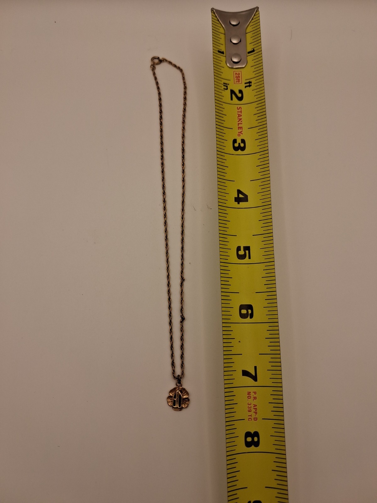 Vintage Dainty Gold Toned HD Harley Davidson Charm And Chain