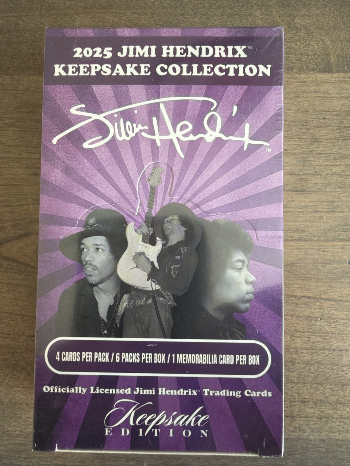 2025 Keepsake Jimi Hendrix Premiere Edition Blaster Box New Factory Sealed 2025 Keepsake Jimi Hendrix Premiere Edition Blaster Box New Factory Sealed