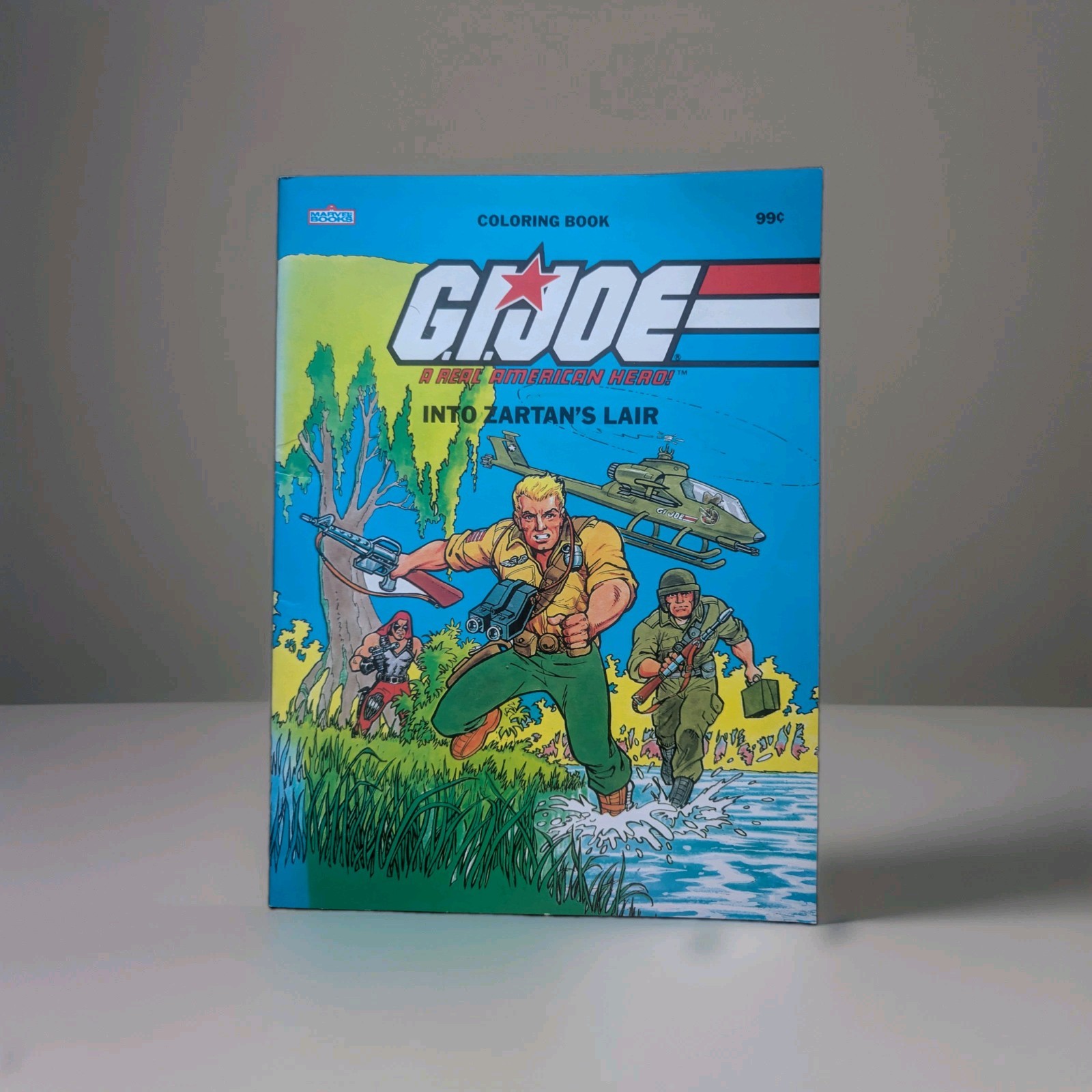 Vintage 1984 MARVEL BOOKS G.I. JOE INTO ZARTAN\'S LAIR COLORING BOOK RARE Mint Vintage 1984 MARVEL BOOKS G.I. JOE INTO ZARTAN\'S LAIR COLORING BOOK RARE Mint