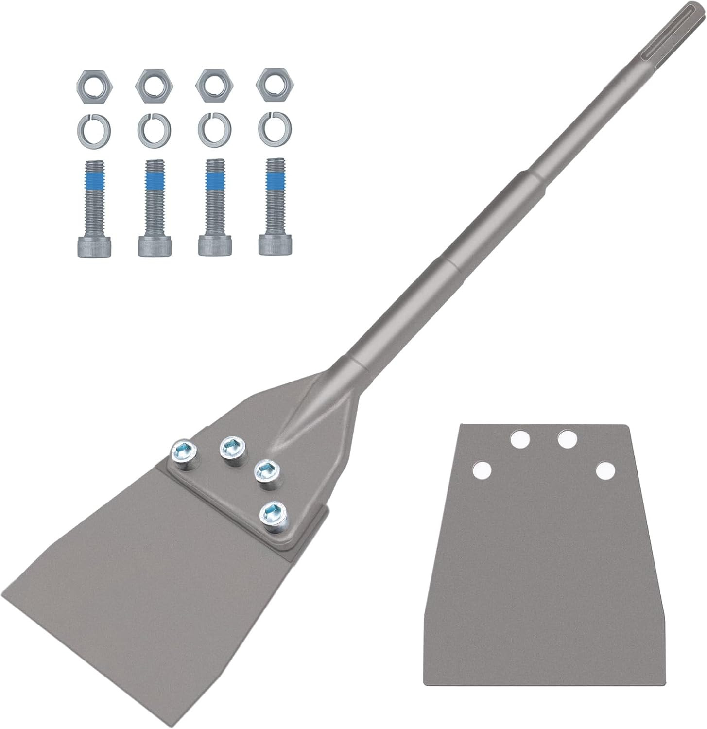 TOOVEM 6 Inch SDS Max Floor Scraper, SDS Max Chisel for Rotary Hammer Drill