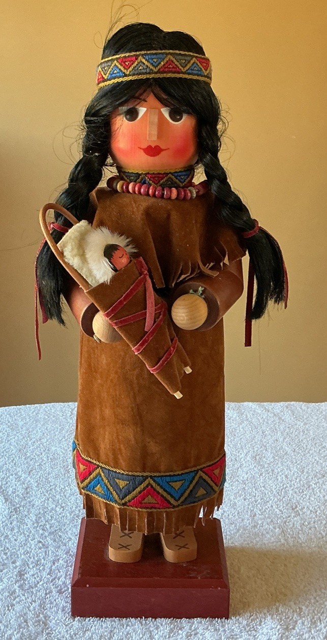 Christian Ulbricht Native American Indian Sacajawea Nutcracker #257/5000, *READ