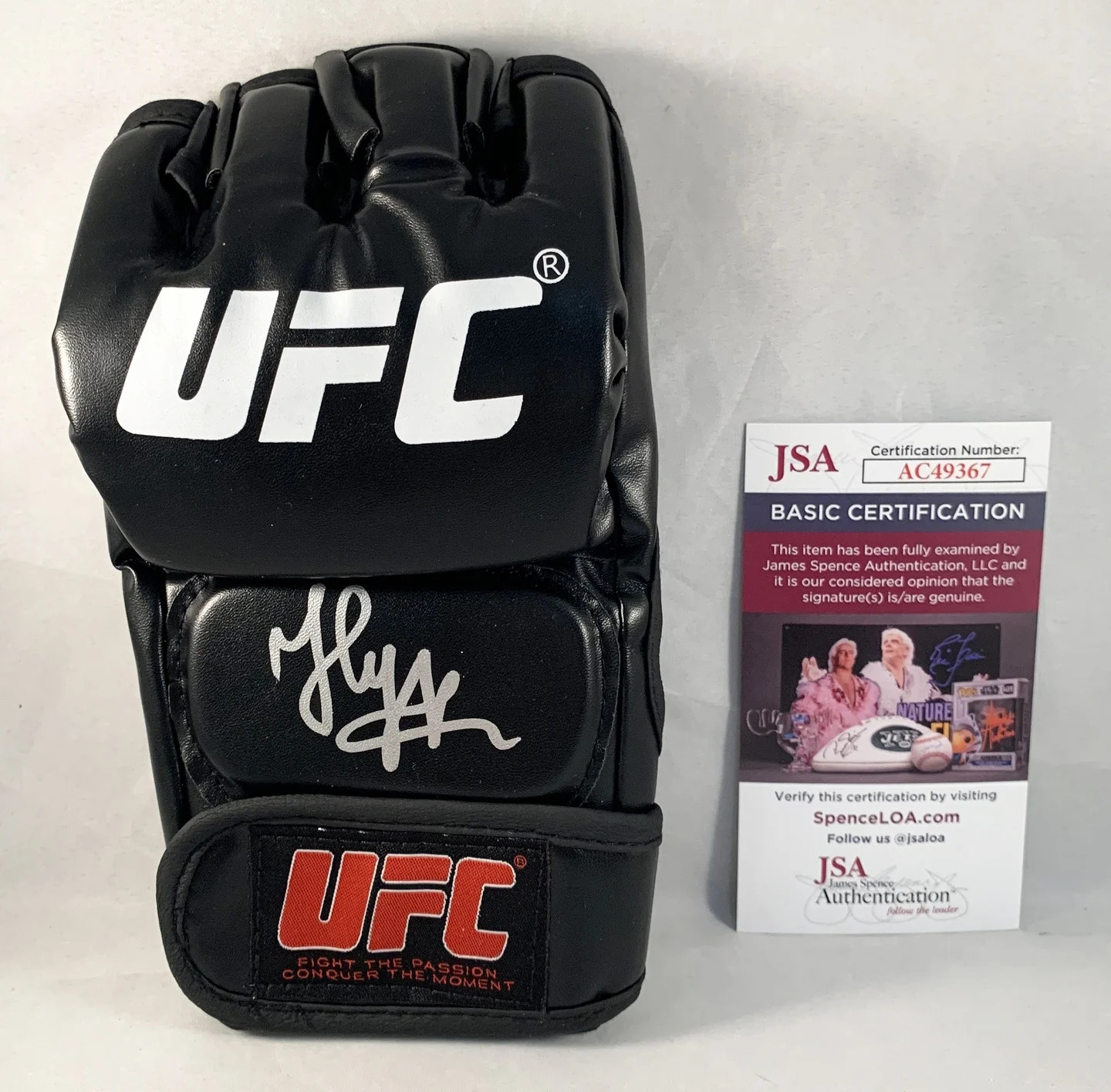 Said Nurmagomedov Signed MMA Glove UFC JSA 1 COA Said Nurmagomedov Signed MMA Glove UFC JSA 1 COA
