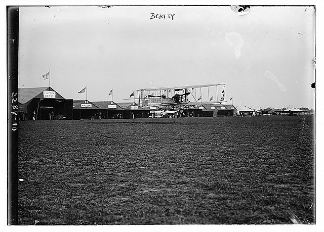 Garden City Long Island New York George W Beatty 1911 Biplane Aviation Meet