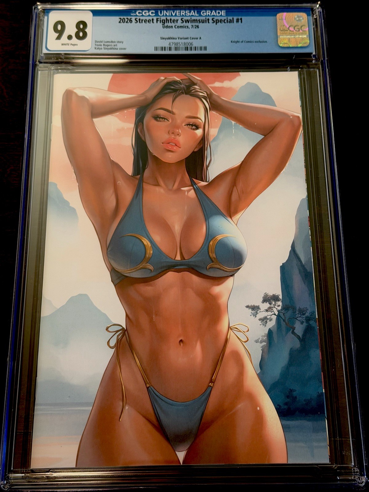 Street Fighter 2026 Swimsuit Special #1 Chun Li Katya Sinyukhina CGC 9.8 Rare