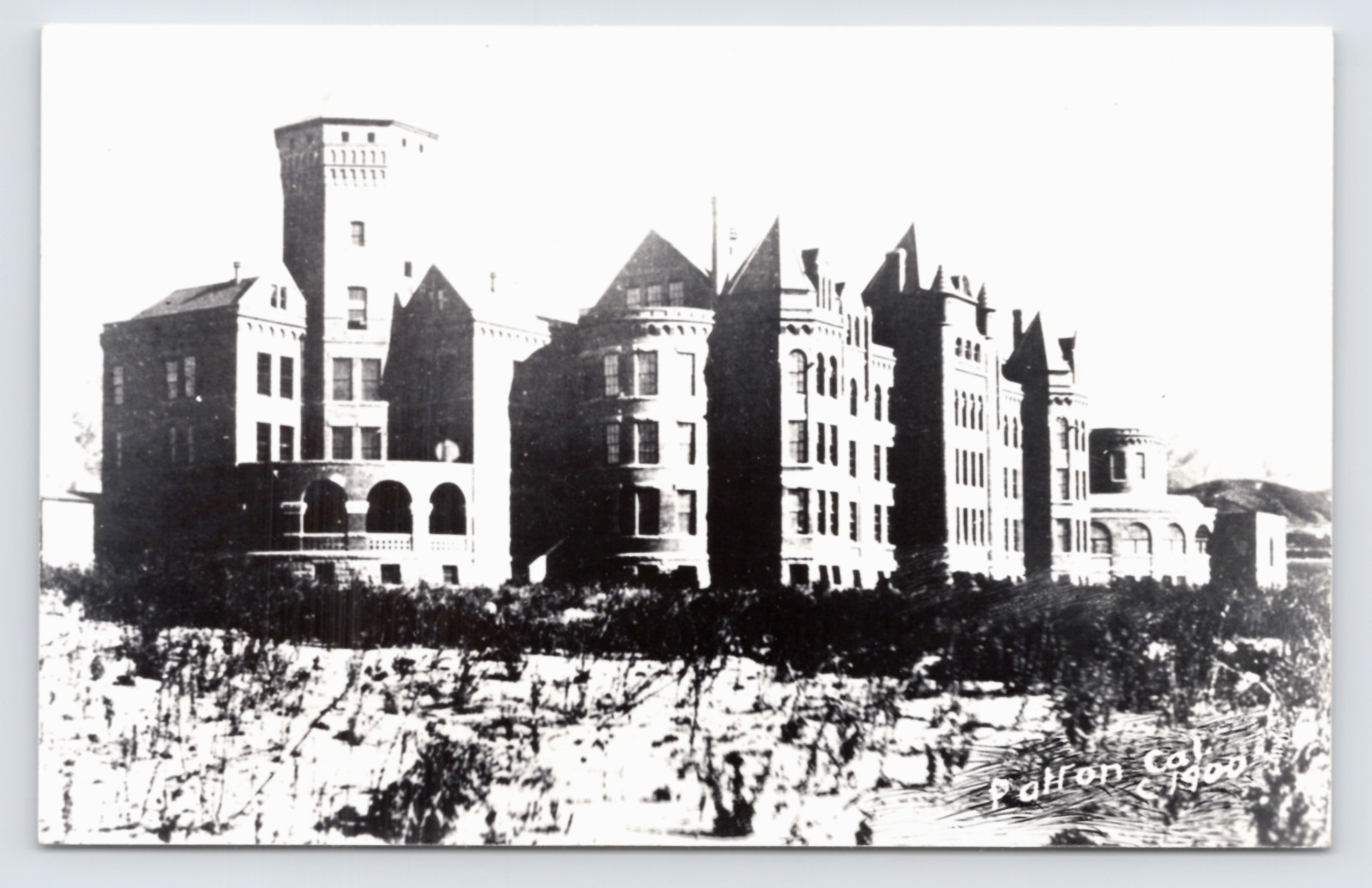 c1950 Insane Asylum Patton State Hospital RPPC CA Photo Print of 1900 Original
