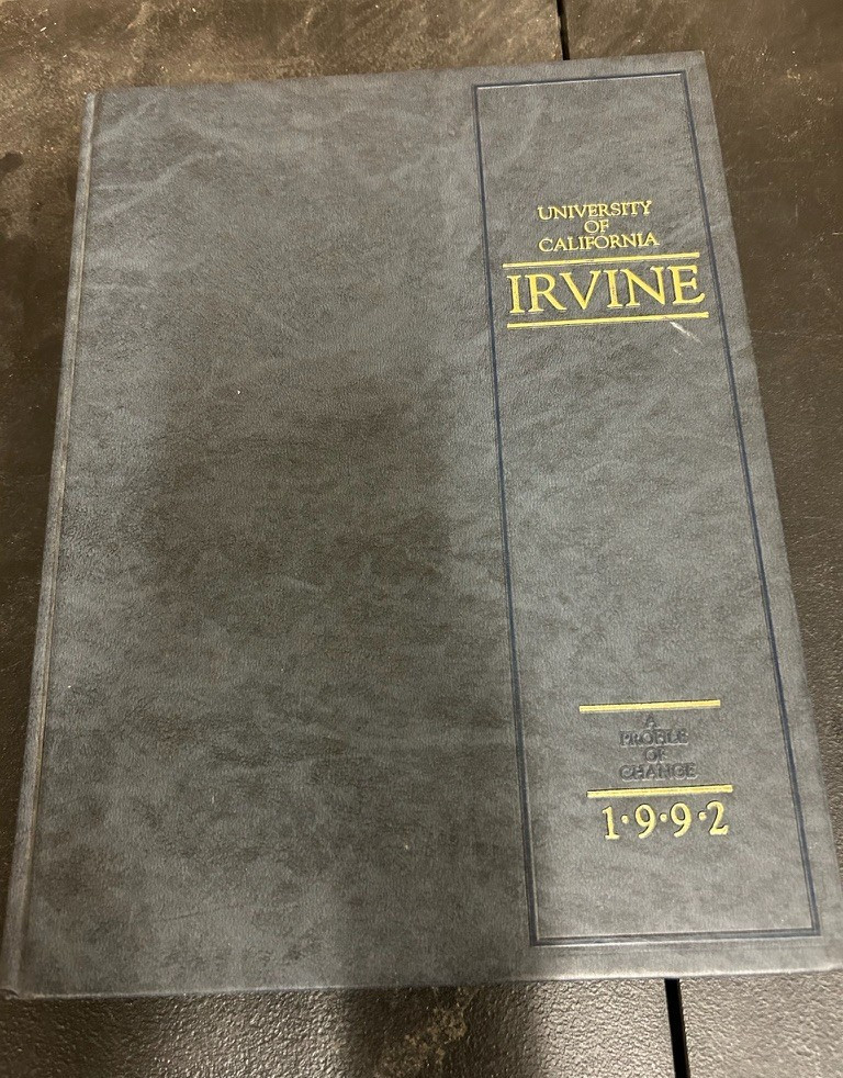 1992 UCI UNIVERSITY OF CALIFORNIA IRVINE Original YEARBOOK Annual Anthology