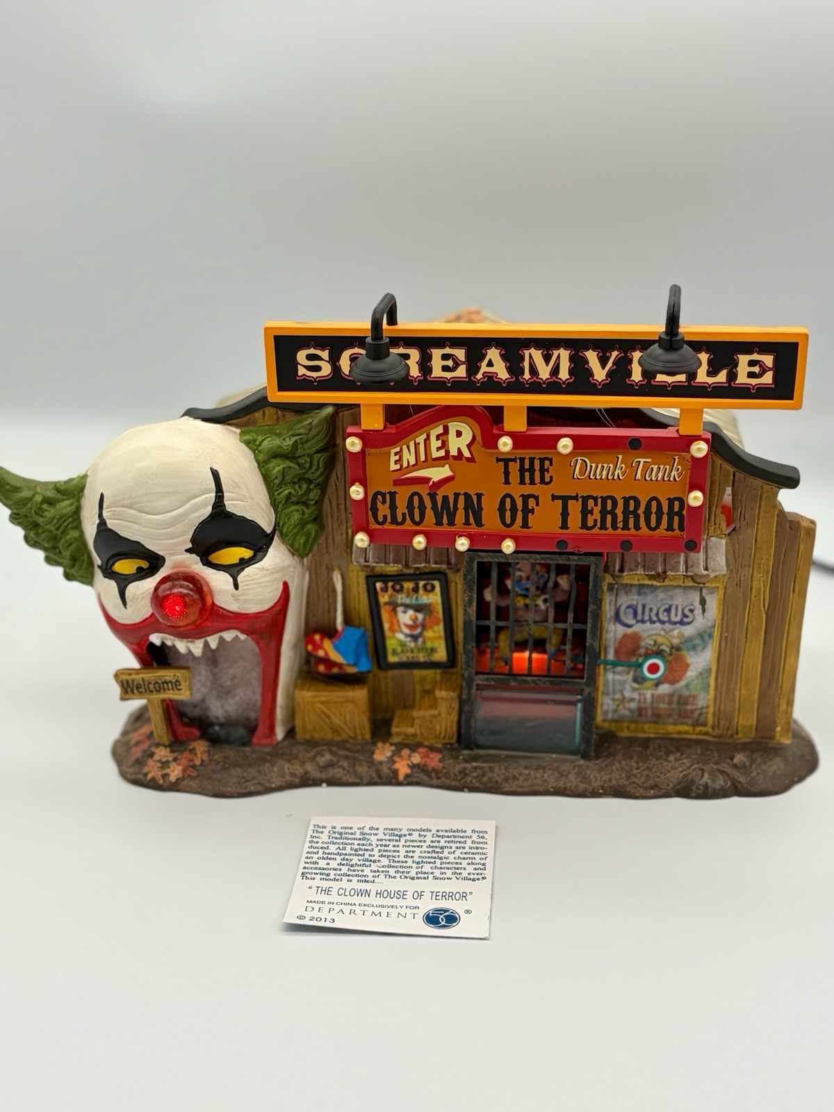 Department Dept 56 Clown House of Terror Halloween Village