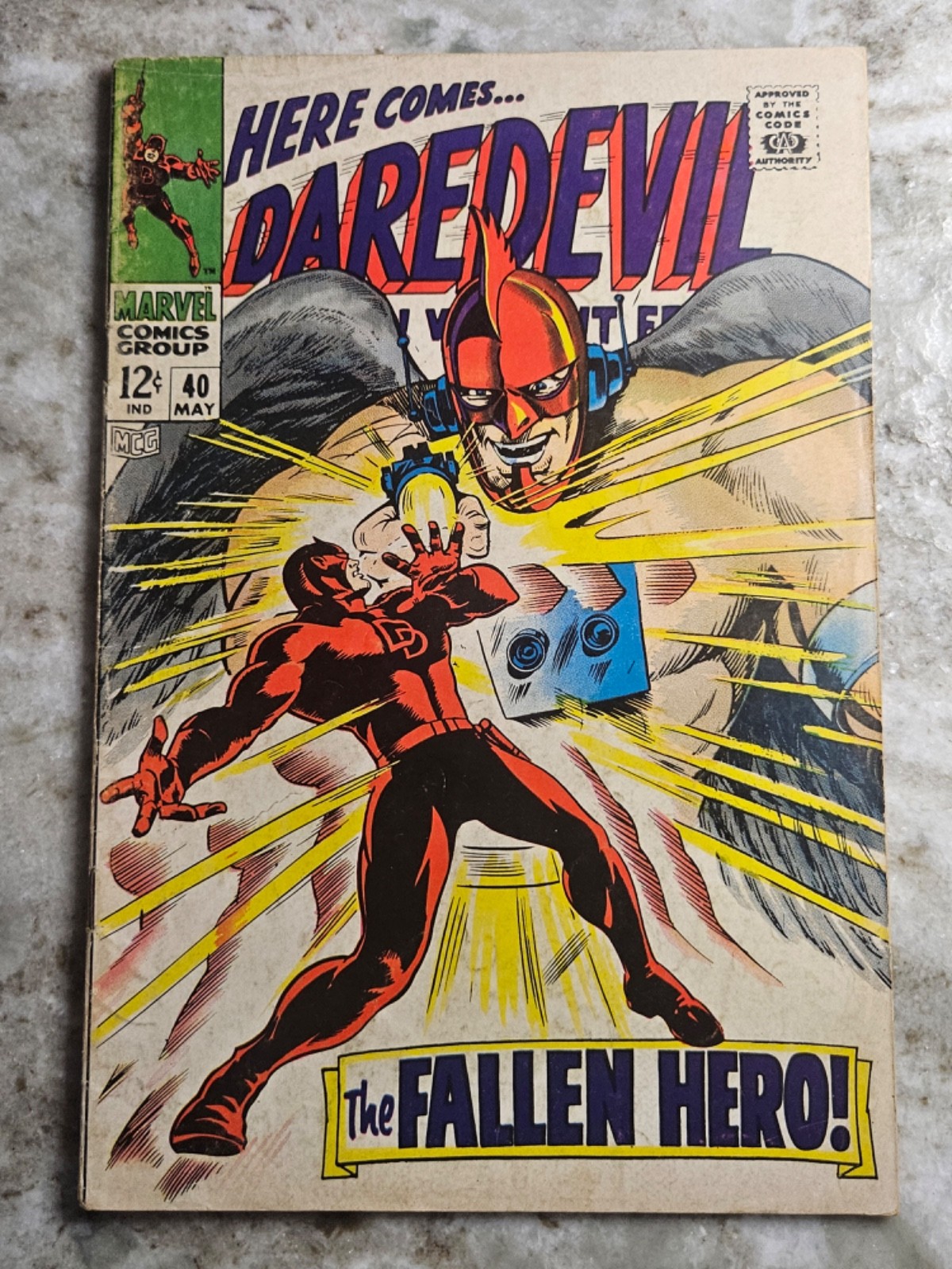 Daredevil 40 Stan Lee Gene Colan Marvel Comics Silver Age 1968 Daredevil 40 Stan Lee Gene Colan Marvel Comics Silver Age 1968