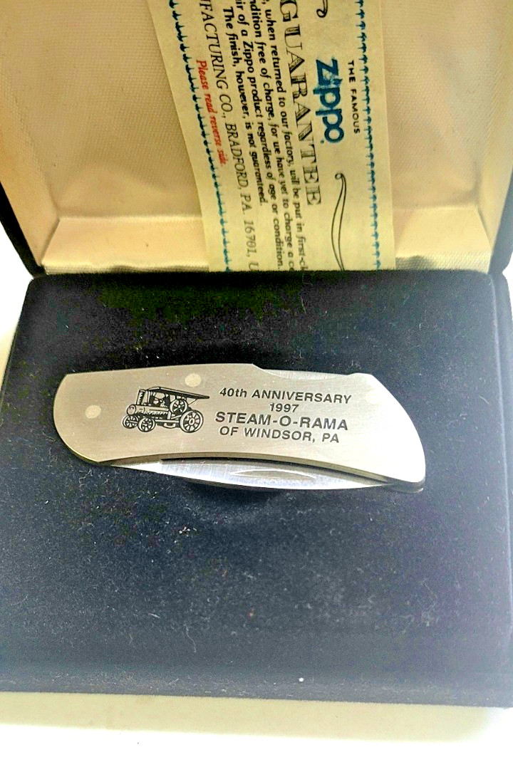 Vintage Zippo Pocket Knife. Original Box and Paperwork.