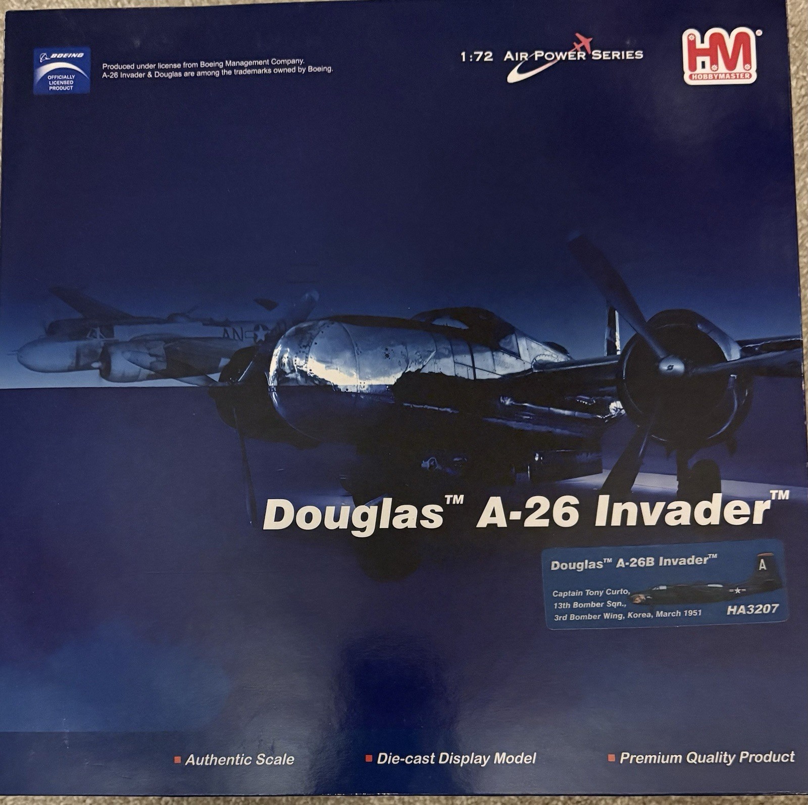 Hobby Master Air Power Series Douglas A-26 Invader Diecast Model 1/72 Scale Hobby Master Air Power Series Douglas A-26 Invader Diecast Model 1/72 Scale