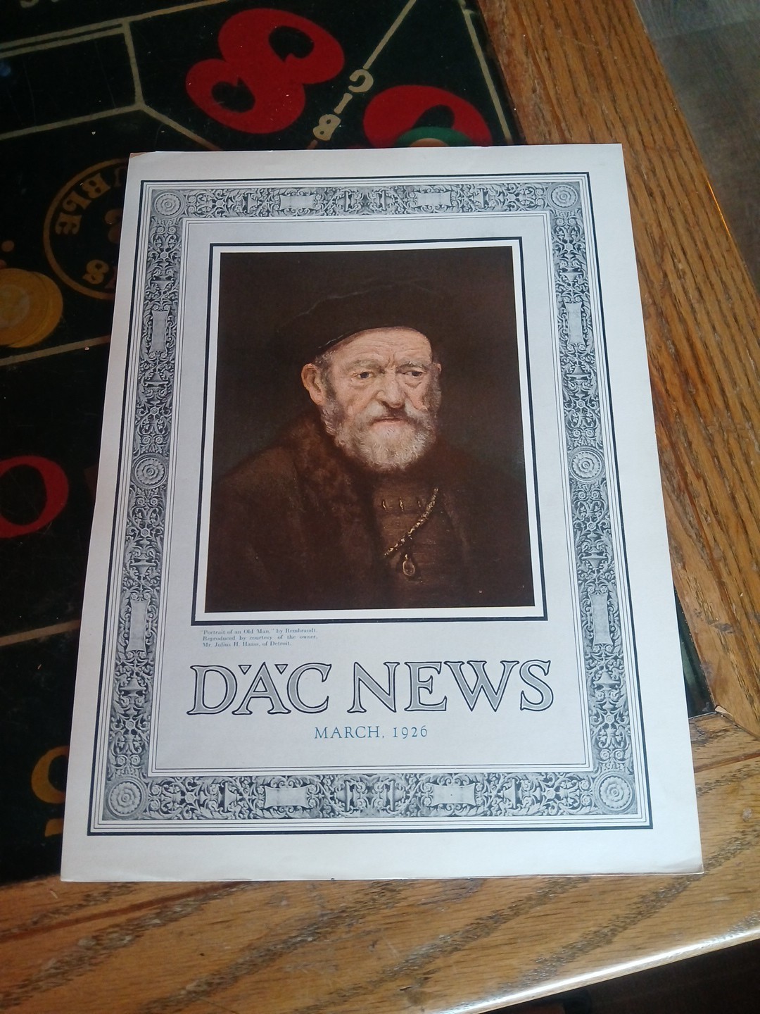 DAC News - March 1926 Harry J. Dean Company Page Advertisement DAC News - March 1926 Harry J. Dean Company Page Advertisement