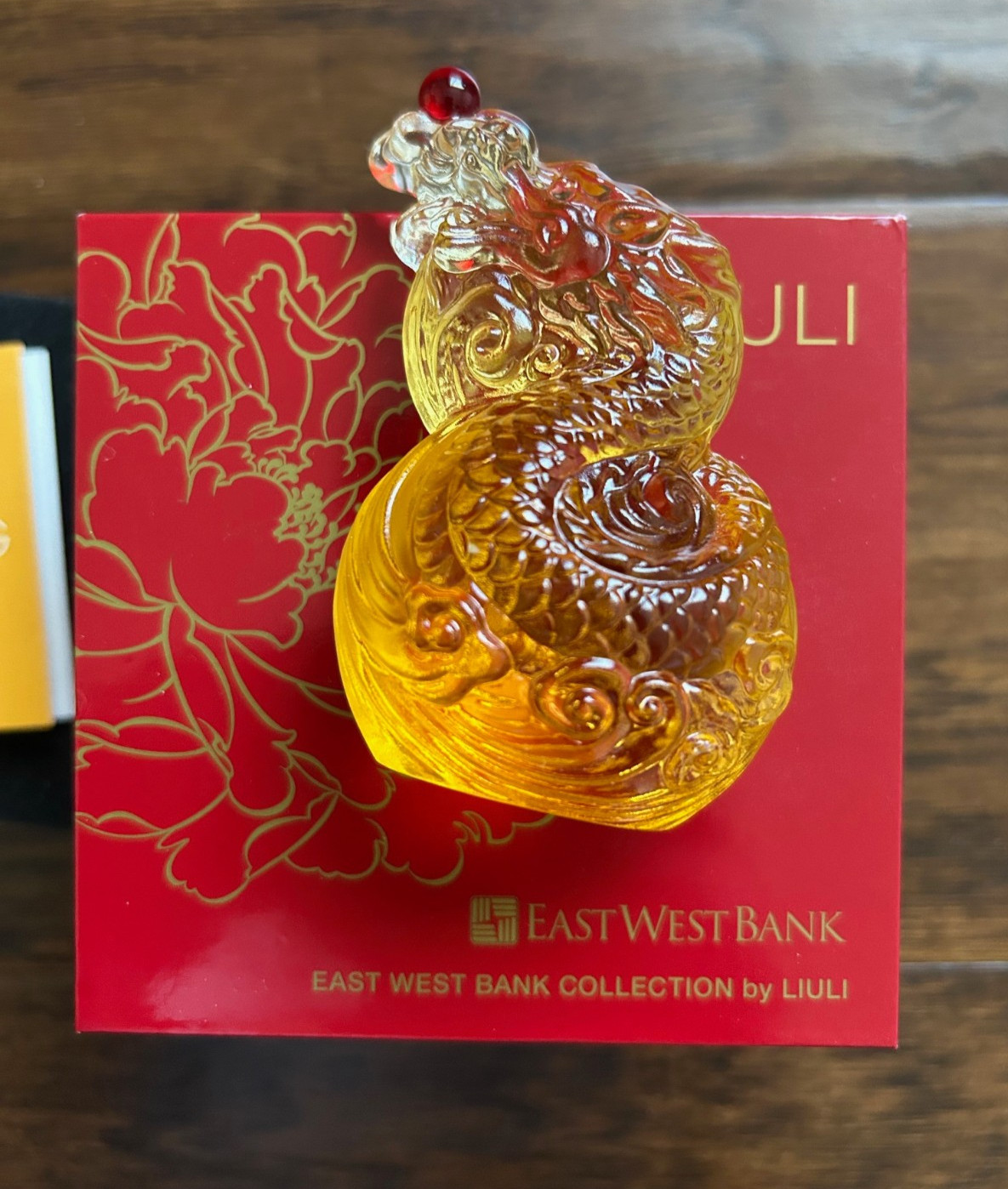 Liuli Gongfang Living Crystal Year of the Dragon East West bank collaboration
