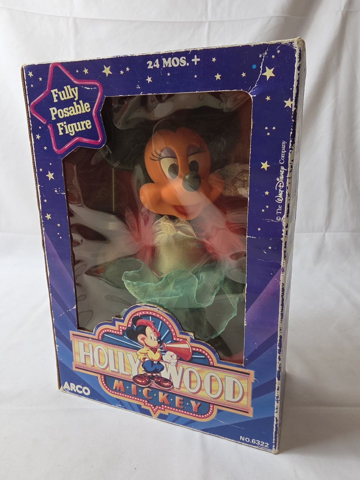 Vintage Arco Hollywood Mickey: Minnie Mouse Fully Posable Figure No. 6322