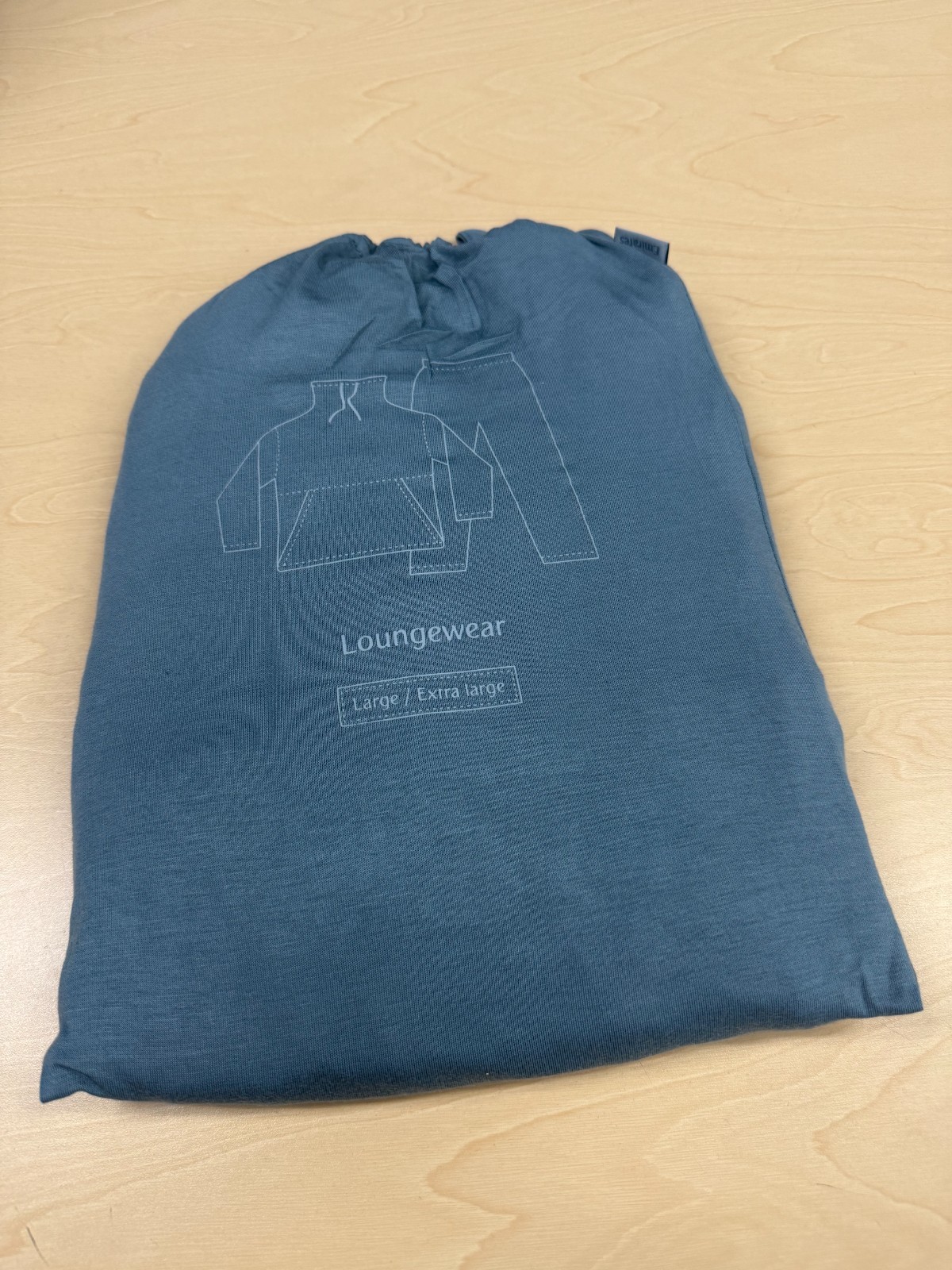 Emirates Business Class Loungewear Pajama Set L/XL Blue New