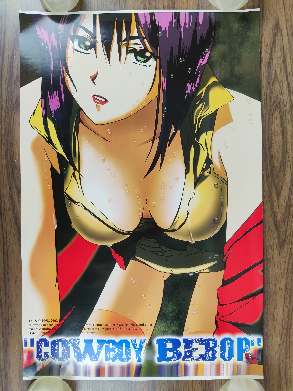 VTG Original Y2K Cowboy Bebop Faye Valentine Poster 34\