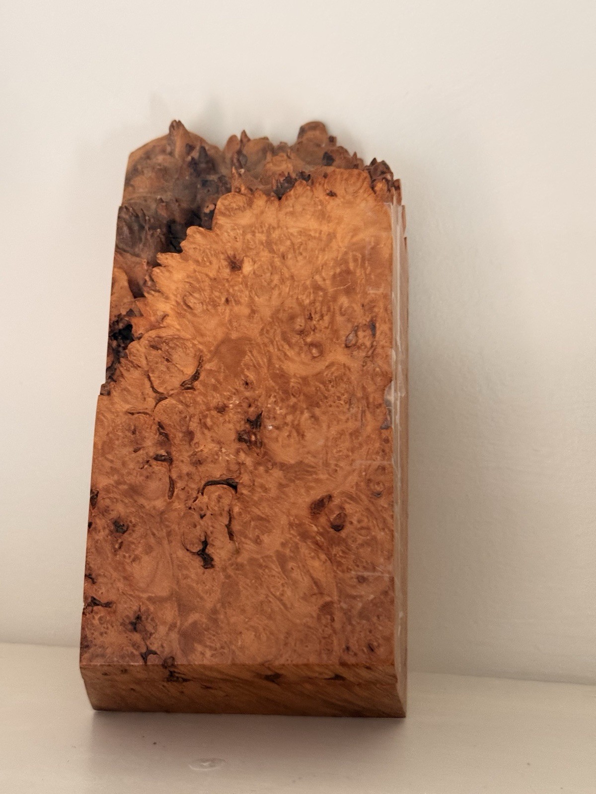 Michael Elkan  Burl Wood Trinket Jewelry Box