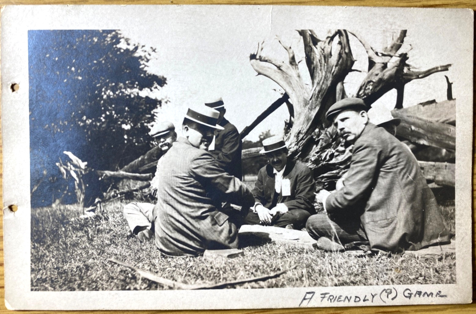 1912 RPPC Men Playing Poker Outdoors Antique Real Photo Postcard A Friendly Game 1912 RPPC Men Playing Poker Outdoors Antique Real Photo Postcard A Friendly Game