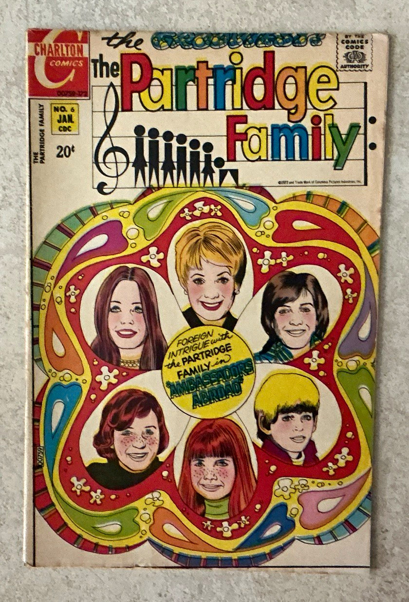 Charlton Comics The Partridge Family #4 (1971) Joe Gill Don Heck