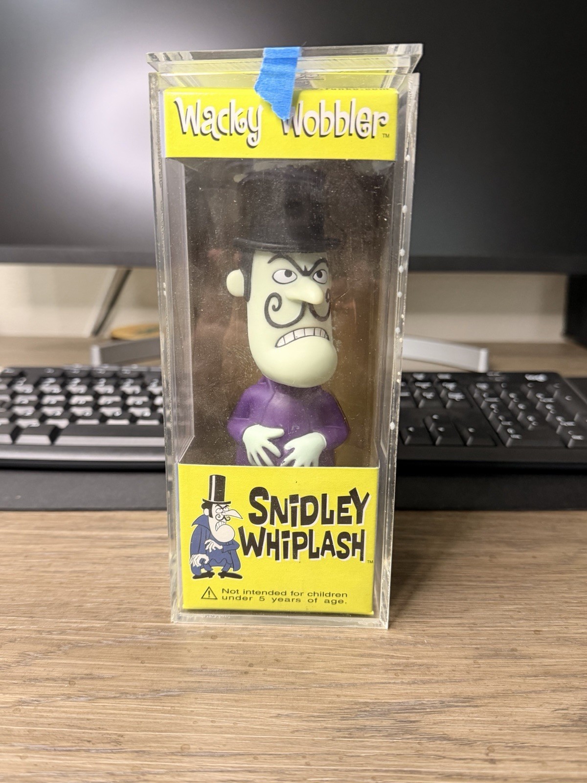 Funko Wacky Wobbler Snidely Whiplash Dudley Do-Right Bobblehead Orig In Box RARE Funko Wacky Wobbler Snidely Whiplash Dudley Do-Right Bobblehead Orig In Box RARE