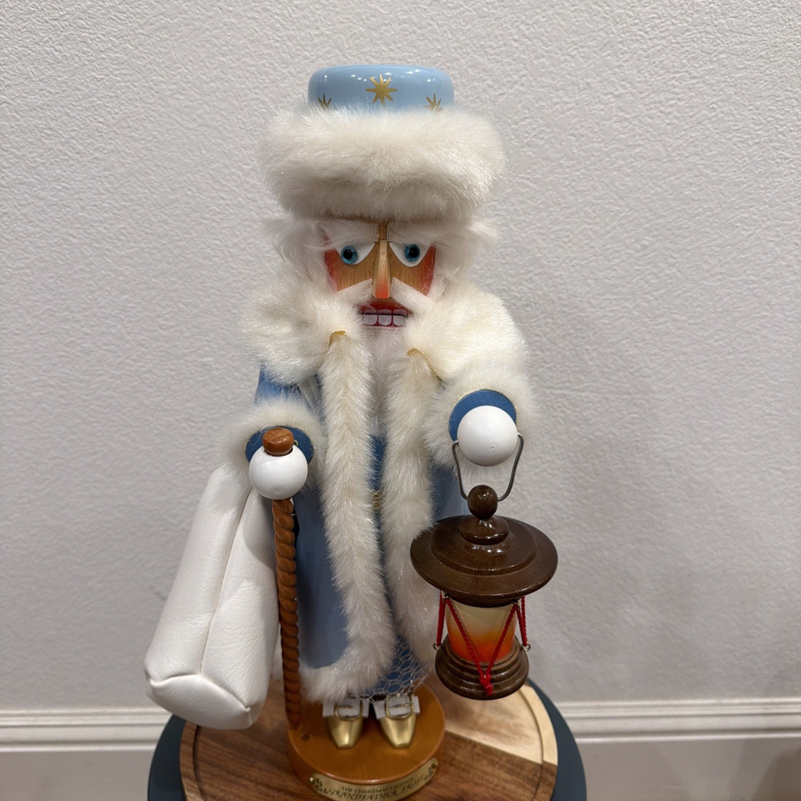 Steinbach Grandfather Frost Nutcracker S895 Signed 17.5 Steinbach Grandfather Frost Nutcracker S895 Signed 17.5