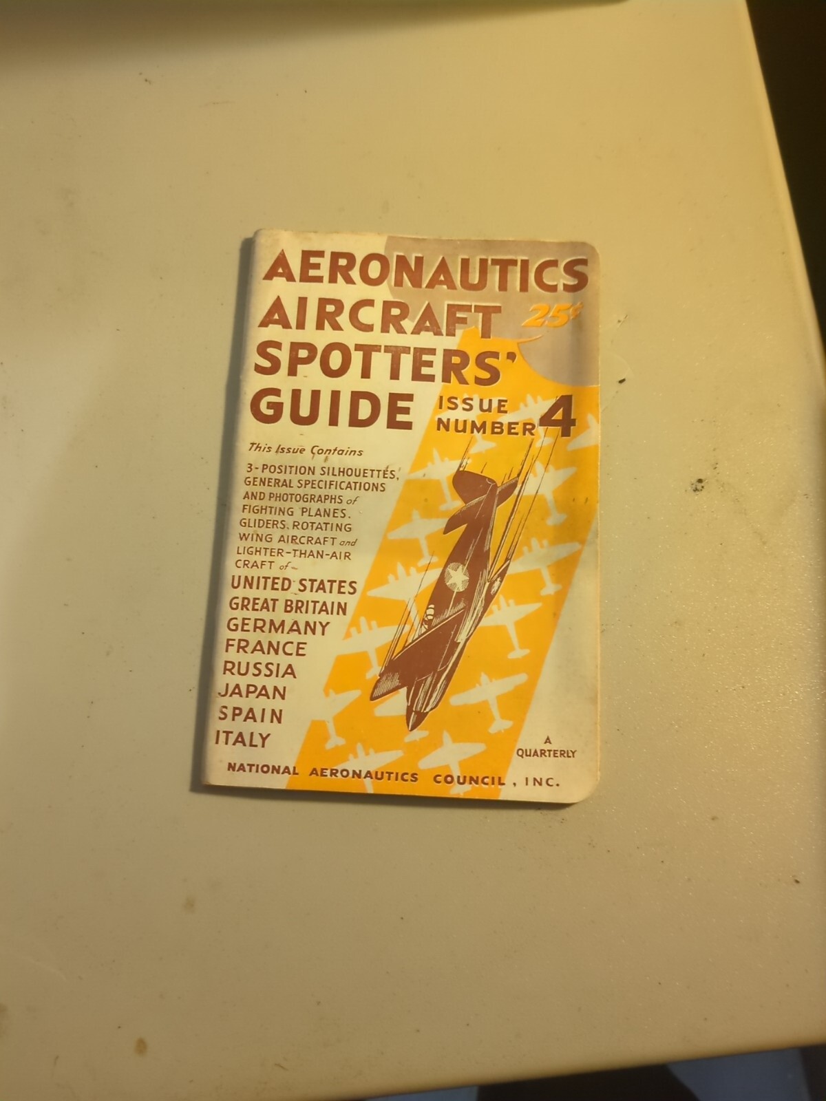 Aeronautics Aircraft Spotters Guide Issue 4 1942 WWII Recognition Manual