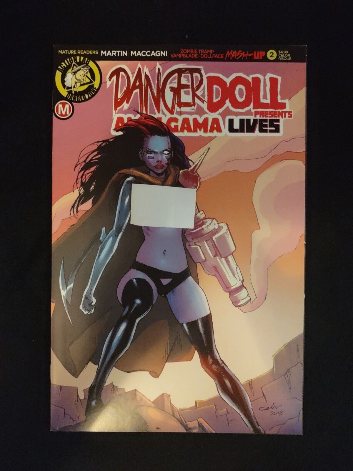 Danger Doll Presents: Amalgama Lives #2-DE/Look Pics & Read/Celor Risque CVR..