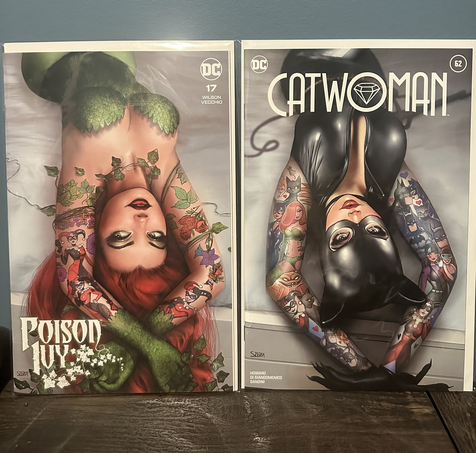 Catwoman #62 & Poison Ivy #17 The Syndicate Variant Set by 616 Comics Catwoman #62 & Poison Ivy #17 The Syndicate Variant Set by 616 Comics