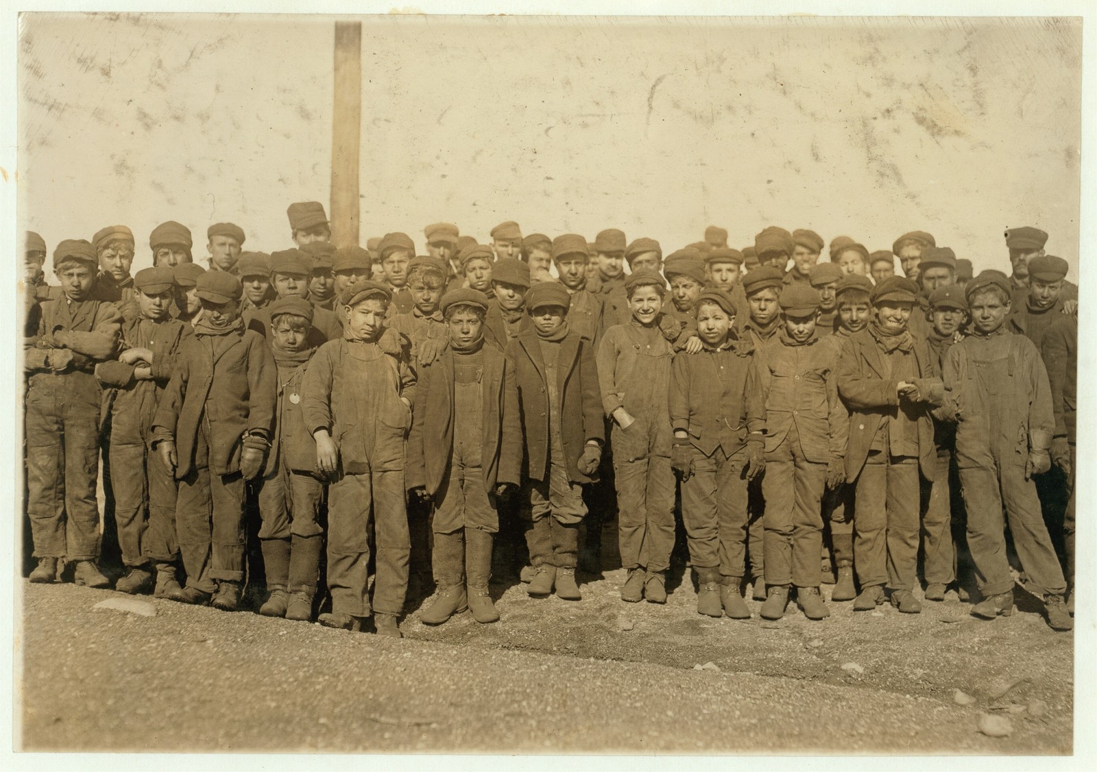 Coal Breaker Boys 1885 Vintage Pennsylvania Mining Photo Reprint