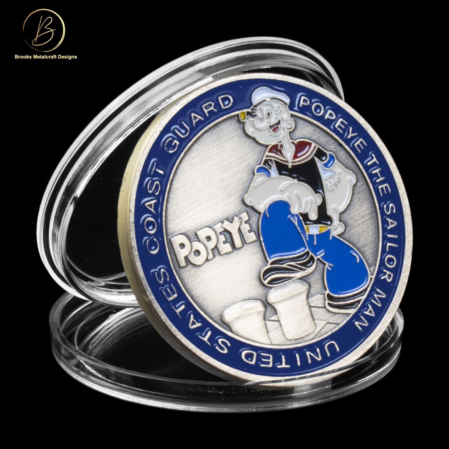 Popeye Coast Guard Challenge Coin Popeye Coast Guard Challenge Coin