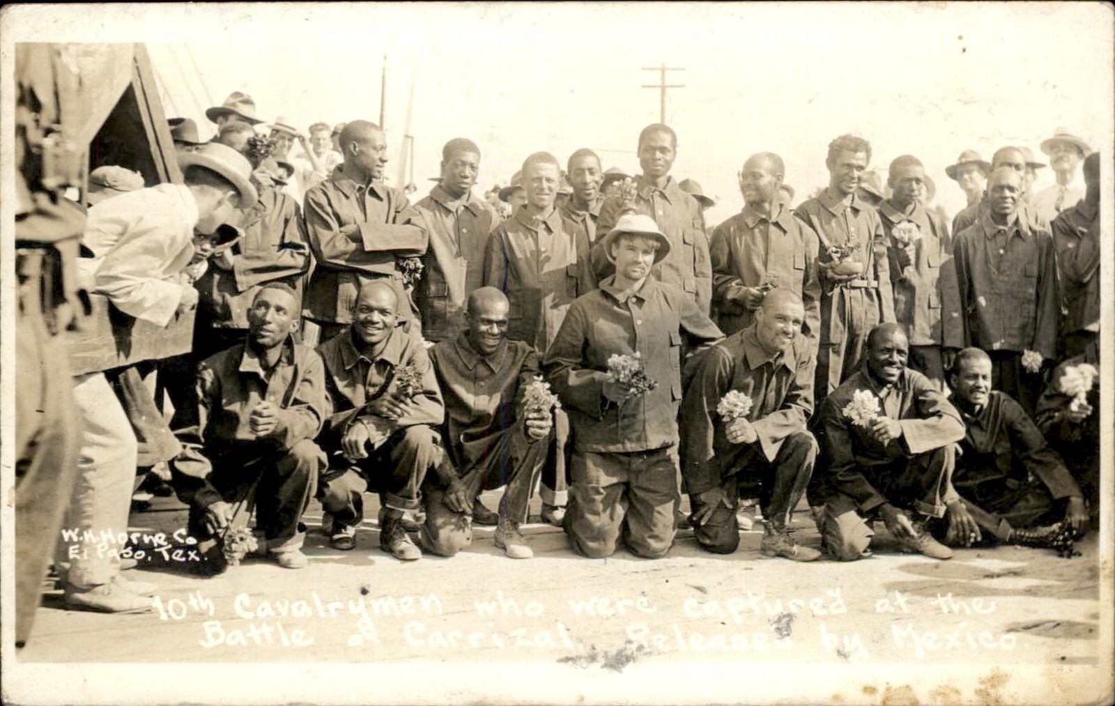 Buffalo Soldiers Mexican Revolution Battle of Carrizal c1910s MAILED RP bhn Buffalo Soldiers Mexican Revolution Battle of Carrizal c1910s MAILED RP bhn